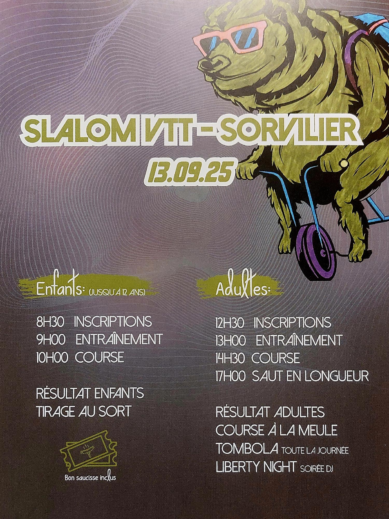 Slalom VTT