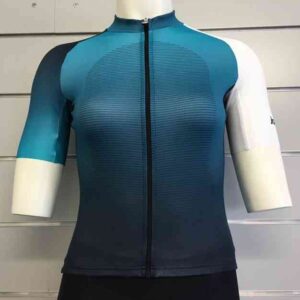 Assos Maillot crt dame GT SS Joliat cycles – turquoise/blanc