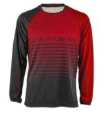 Moustache Maillot lg homme Team – noir/rouge