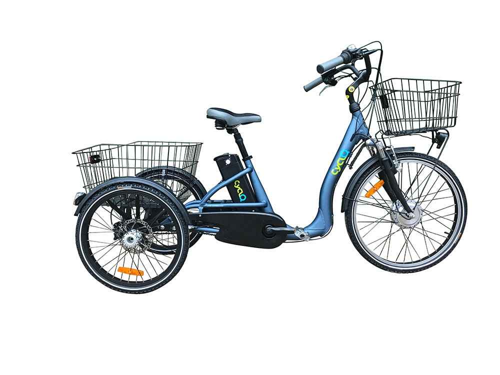 CyclO2 Tricycle électrique Comfort 26+ (36v/10Ah)