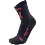 UYN Chaussettes homme cycling MTB – black red