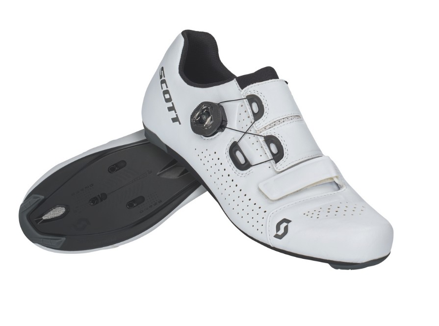 SCOTT Chaussures route TEAM Boa – white/black