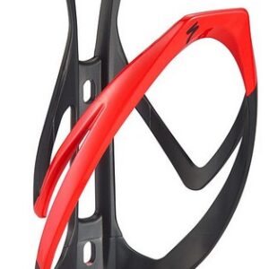 Specialized Porte-gourde RIB CAGE II – Matte Black/Flo Red