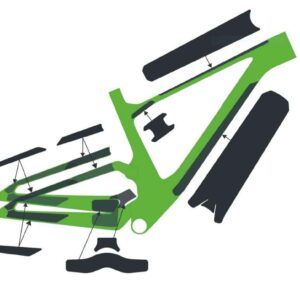 Syncros Kit de protection Spark Carbone brillant