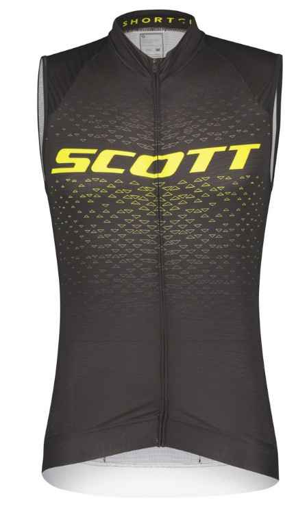 SCOTT Maillot sans manches homme RC Pro – black/sulphur yellow