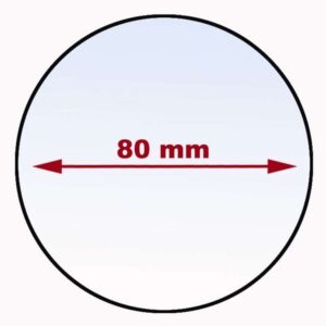 Mirrycle Mirroir de rétroviseur Mirrycle diam 80mm (uniquement)