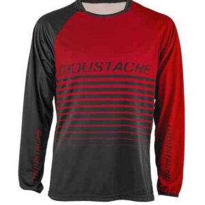 Moustache Maillot lg homme Team – noir/rouge