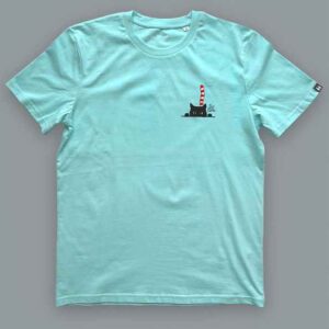 Chasseralo T-shirt Le chat – carabbean blue