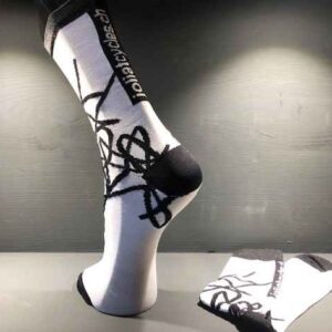 GSG Chaussettes Joliat cycles – blanc/noir