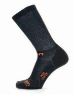 UYN Chaussettes cycling AERO WINTER – black/orange