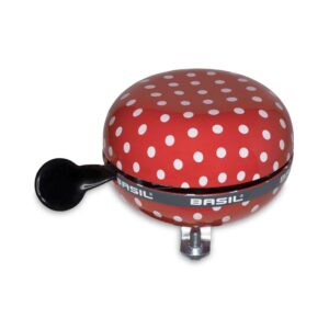 BASIL Sonnette Polkadot diam 80mm – noir/blanc