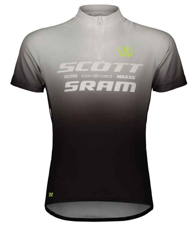 SCOTT Maillot enfant crt SCOTT-SRAM Pro – black/white