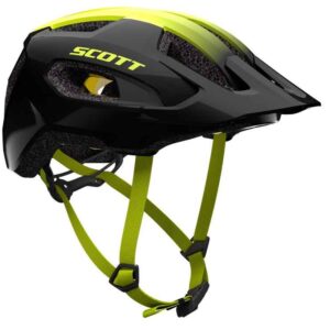 SCOTT Casque Supra Plus – black/radium yellow