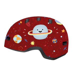 BELL Casque Lil Ripper – gloss dark red planets