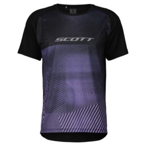 SCOTT Maillot crt homme Trail Tuned – black/swish purple