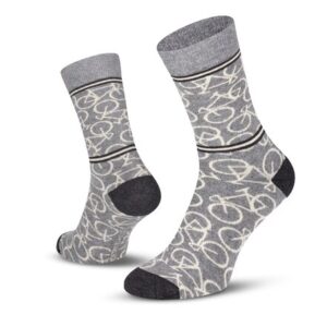 Le Patron Chaussettes Bicycle – mid grey