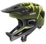 Uvex Casque intégral react jr fullface – dark olive matt