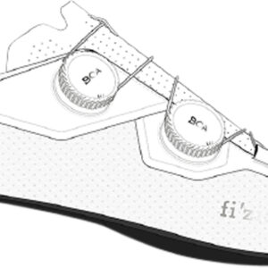 Fizik Chaussures route Nyma – blanc