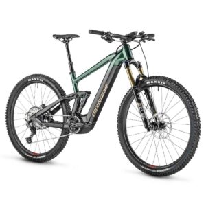 Moustache Trail 9 (750Wh/Fox facto/Kiox/12v) – vert/noir