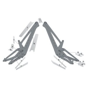 SCOTT Kit de protection Genius Carbon matt ou brillant – clear gloss