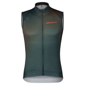 SCOTT Maillot sans manche homme RC Pro WO – aruba green/braze orange