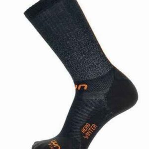 UYN Chaussettes cycling AERO WINTER – black/orange
