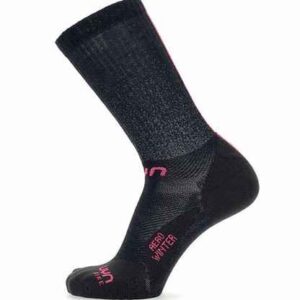 UYN Chaussettes cycling AERO WINTER – black/pink