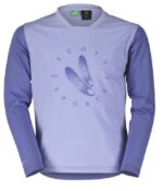 SCOTT Maillot lg enfant Trail Flow 20 DRI LS – moon blue/dream blue