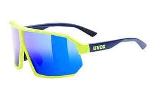 Uvex Lunettes sportstyle 237 – blue/yellow matt