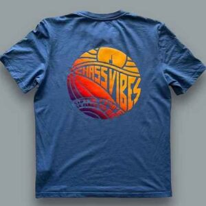 Chasseralo T-shirt Chass vibe – bright blue