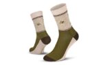 Le Patron Chaussettes Vintage Cyclist – army green