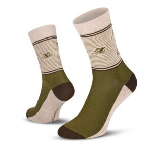Le Patron Chaussettes Vintage Cyclist – army green