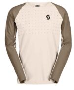 SCOTT Maillot lg homme Trail Vertic Pro – blanc coton/beige toast