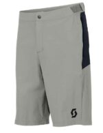 SCOTT Short homme Vertic LT (avec chamois) – gris spray/bleu fonçé