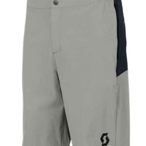SCOTT Short homme Vertic LT (avec chamois) – gris spray/bleu fonçé