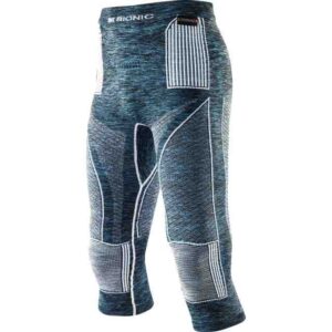 X-Bionic Sous vêt Accumulator Evo Pant medium 3/4 – blue melange white