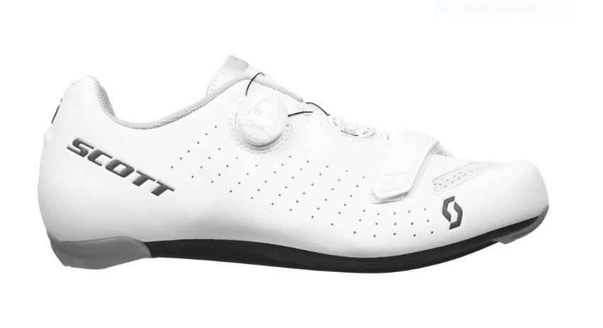 SCOTT Chaussures route Comp Boa – black fade/metallic red