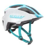 SCOTT Casque Spunto Junior – pearl white/breeze blue