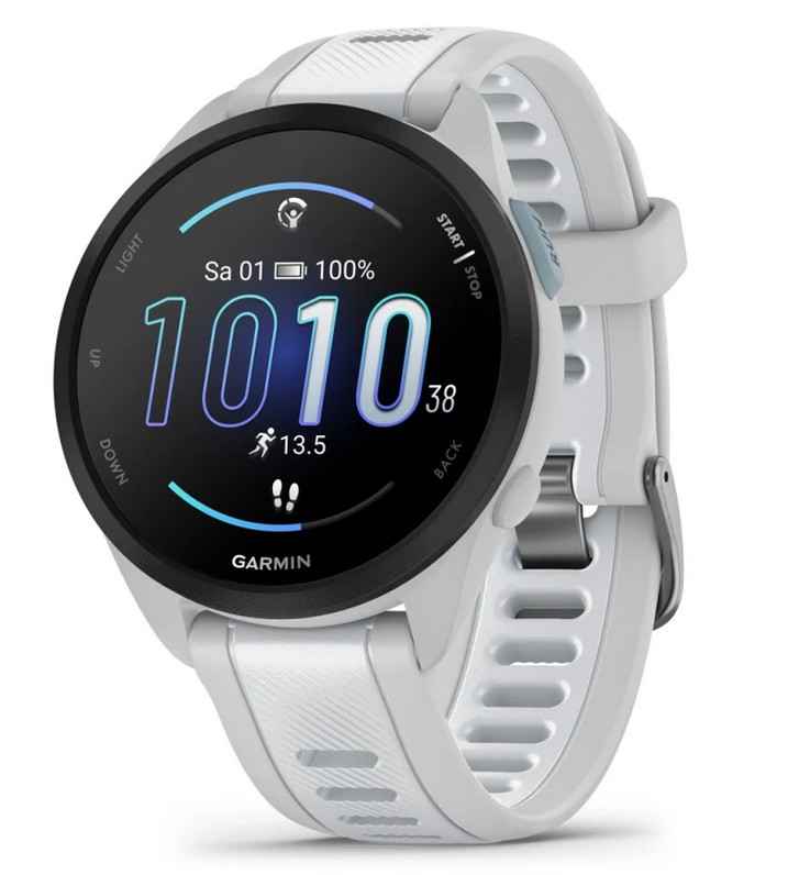 Garmin Montre Forerunner 165 Music – blanc/gris