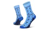 Le Patron Chaussettes Cafe Cycliste – blue