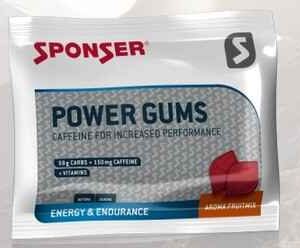 Sponser Gomme Power  (caféine, taurine, vitamines)