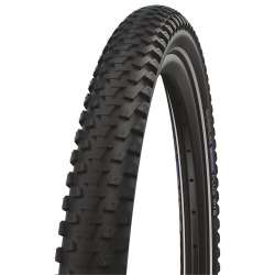 Schwalbe Pneu 26x2.00 Marathon Plus avec bande réfléchissante – noir