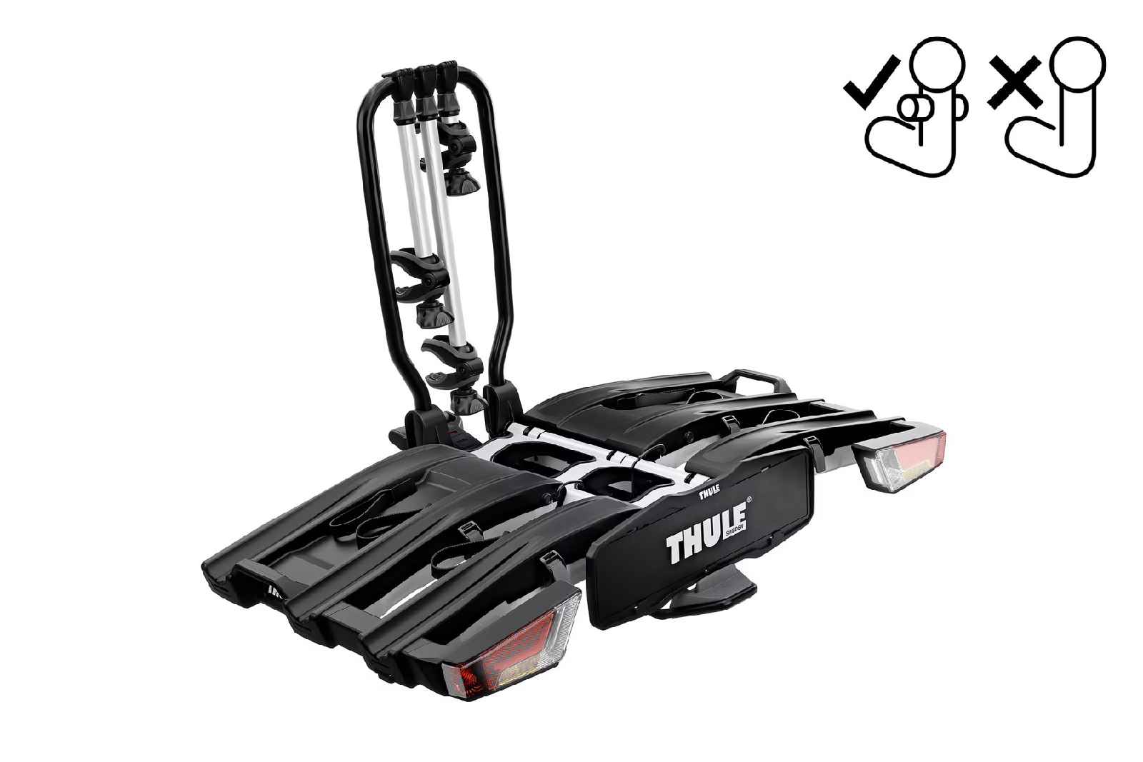 Thule Porte-vélos EasyFold XT FIX4BIKE 3 places
