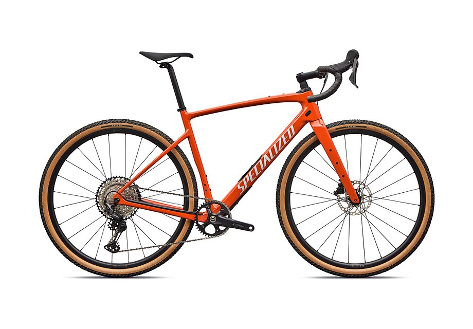 Specialized DIVERGE 4 SPORT Carbone – Deep Orange/Dune White