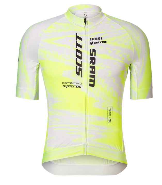 SCOTT Maillot crt homme RC Pro – jaune blanc sécurité