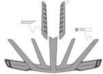 SCOTT Kit mousses casques Arx Plus – Inner Pads Spare Kit Arx Plus BLCK