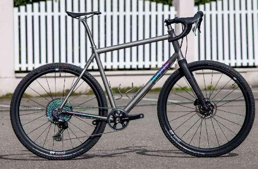 Moots ROUTT 45 Montage GRX 12v, Cassette Rainbow, DT SWISS GR1600 – titanium