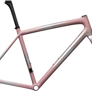 Specialized Kit Cadre AETHOS – Satin Flake Silver / Dusky Pink + Champagne Radial