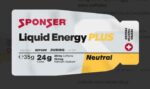 Sponser Sachet 24gr Gel Liquid ENERGY Plus