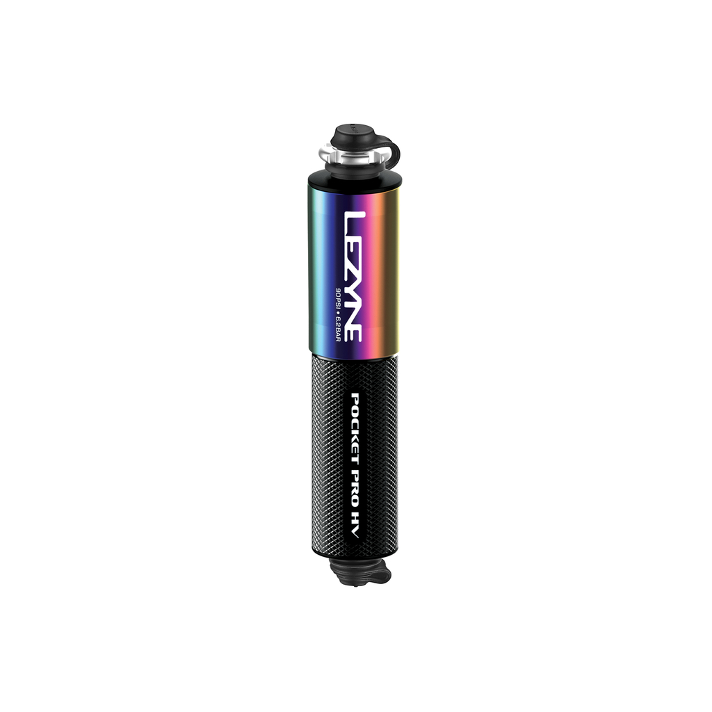 Lezyne Pompe pocket Drive Pro HV – neo metallic/black gloss